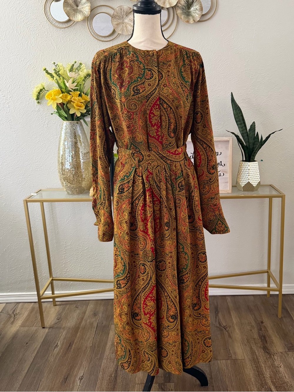 Vintage Jones New York 100% Silk Made in Korea